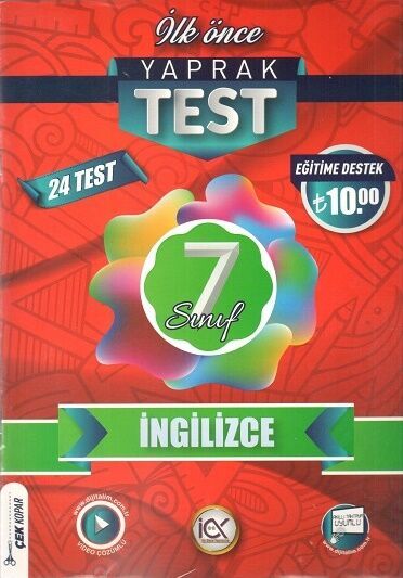 İlk Önce 7.Sınıf Din Kültürü Yaprak Test 2024