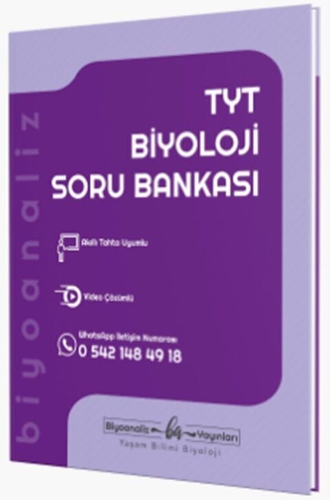 BİYOANALİZ TYT BİYOLOJİ SORU BANKASI 2024