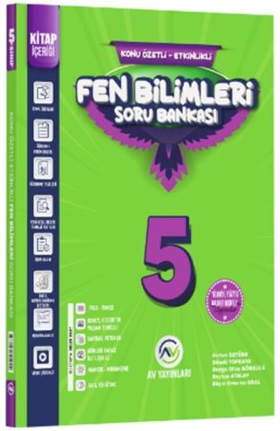 Av Yayınları 5. Sınıf Fen Bilimleri Kazanım Etkinlikli Soru Bankası