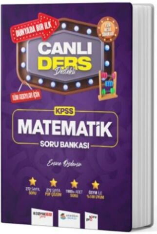 AKADEMİ DENİZİ KPSS MATEMATİK ÇÖZ. VE CAN. DERS DESTEK SORU BANKASI 2024