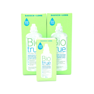 Bio True Çok Amaçlı Solüsyon 2x300ml +60ml Seyahat Boy