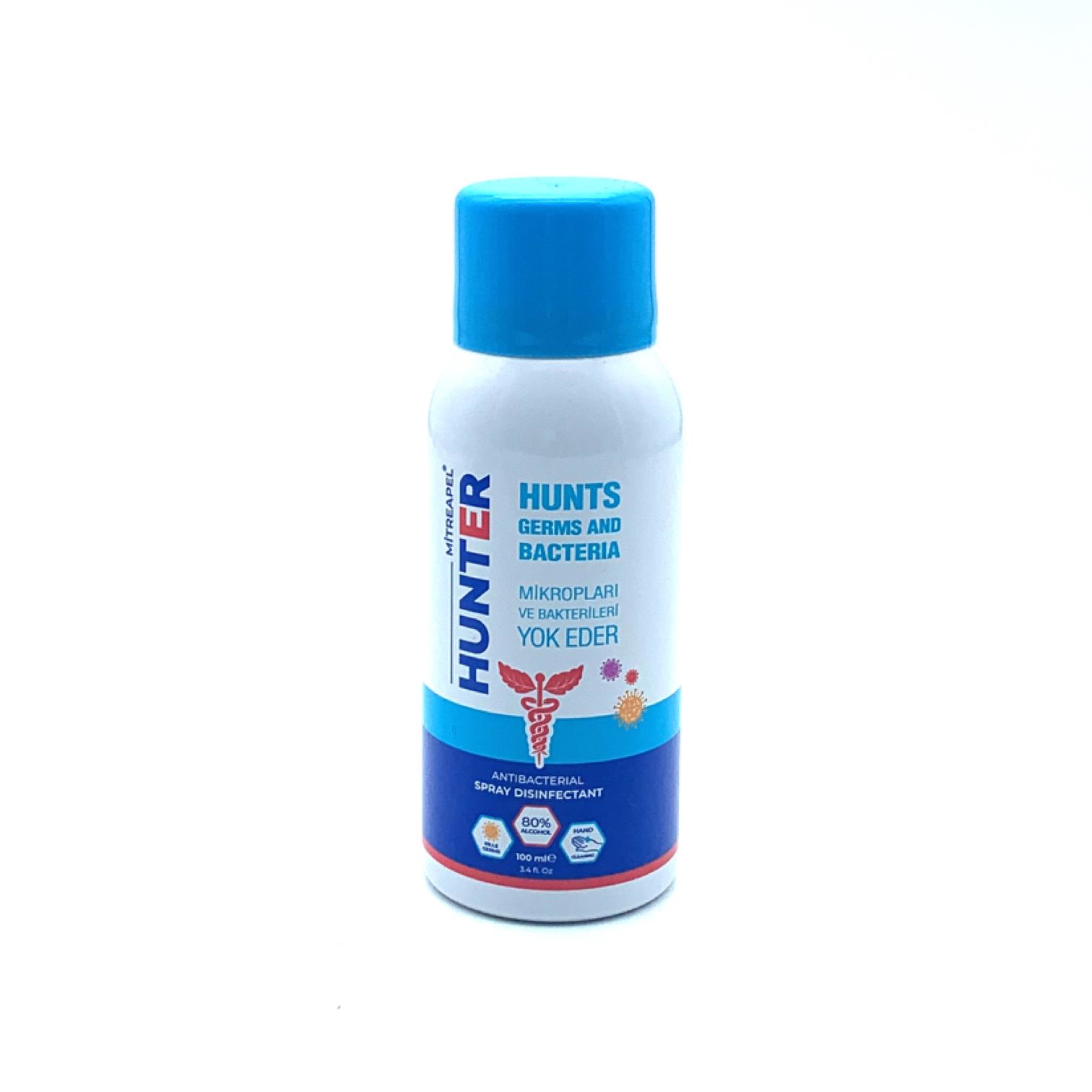 Mitreapel Hunter Antibakteriyel Sprey Dezenfektan 100 ml