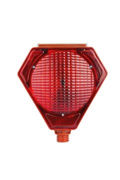 MAXSAFETY MS1-2102 SOLAR FLASHER LED LAMP (RED)