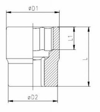 İzeltaş 1114061013 13 mm Lokma Anahtar On iki Köşe 1/2''