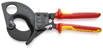 KNIPEX 9536280 CIRCIR MEKANİZMALI VDE KABLO MAKASI