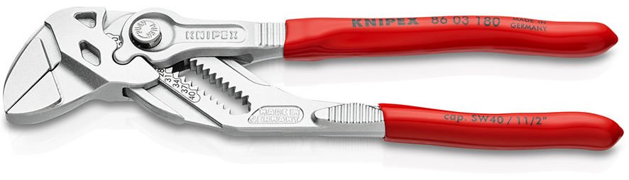 KNIPEX 8603180 DÜZ ÇENE AYARLI PENSE