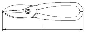 İzeltaş 6820270250 250 Mm Tenekeci Makası Pvc Kapli