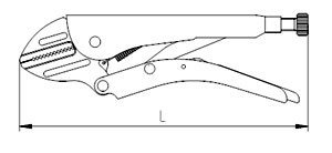 İzeltaş 2505110250 250 mm Standart Ayarlı Pense