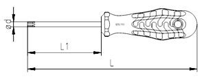 İzeltaş 4775180030 T 30 Mm Torx Uçlu Tornavida