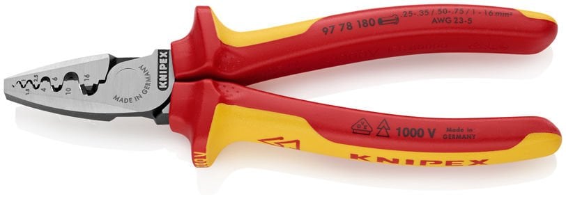 KNIPEX 9778180 VDE YÜKSÜK SIKMA PENSİ