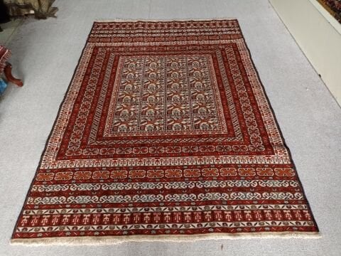 EL DOKUMA MALİKİ KİLİM 134X196 CM