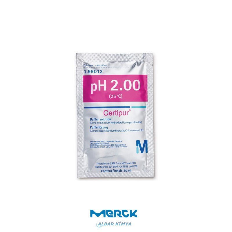 M199012 Hydrogen chloride 30 x 30 mL  pH=2.00 (25°C) CertiPUR®