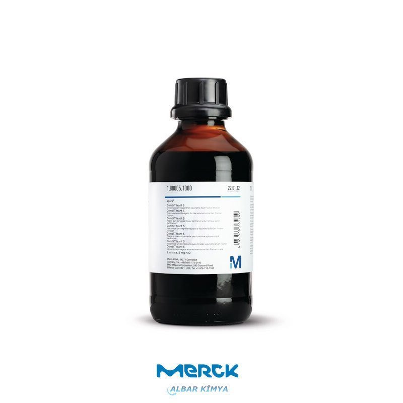 M188005 Combi Titrant 5 - 1 mL ~ 5 mg H2O/mL (Tek Bileşenli) - 500 / 1000 / 2500mL   Aquastar®