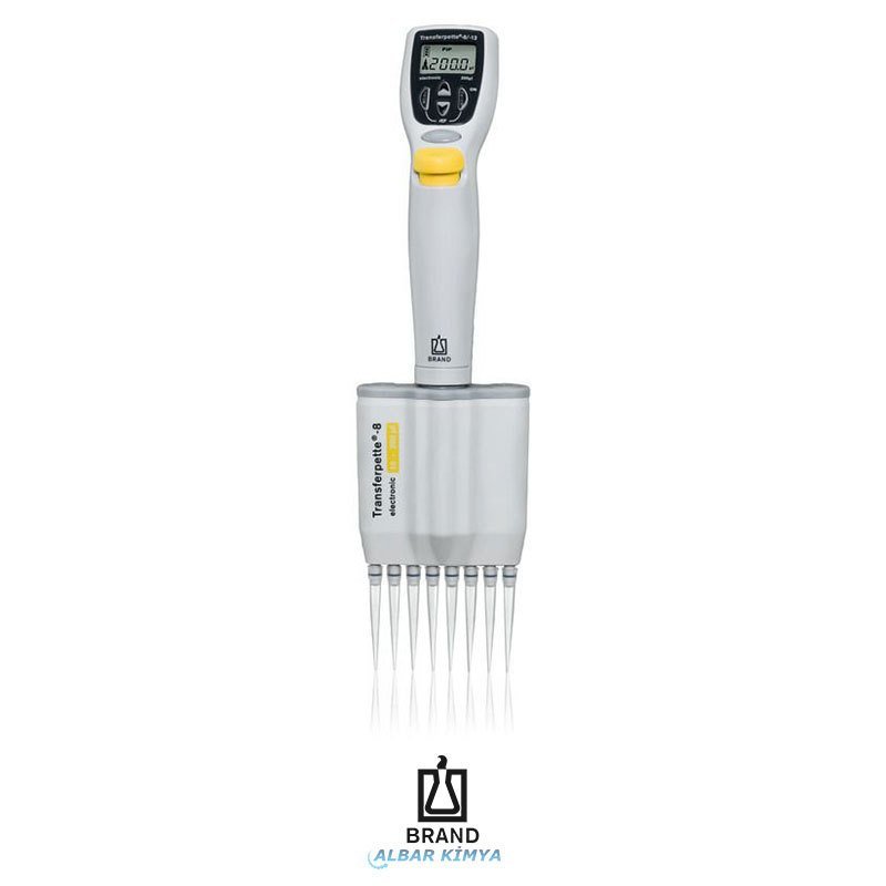 Transferpette® Electronic 8 Kanallı - 10-200 μl Otomatik Pipet