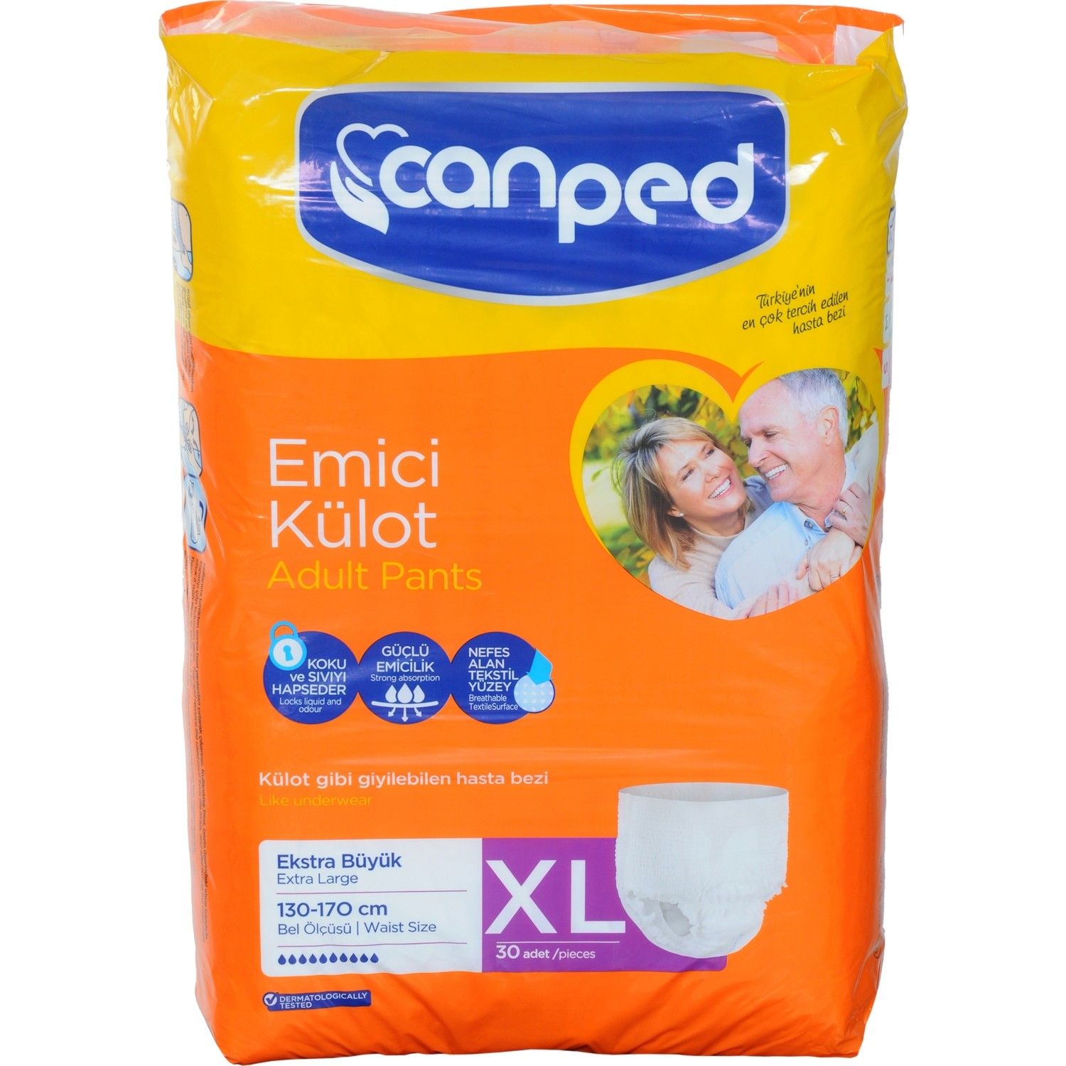 Canped Emici Külot Ekstra Büyük Boy XLarge 30'lu paket