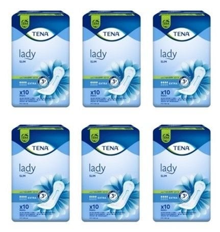 Tena Lady Slim Extra 4 damla Mesane Pedi 10 lu 6 paket / 60 adet