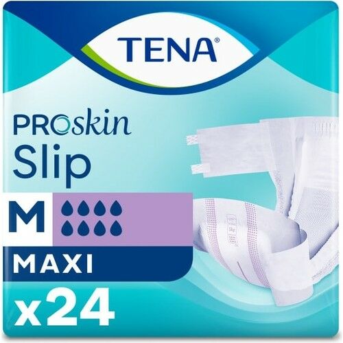 Tena Proskin Slip Maxi 8 damla Orta Boy Medium Belbantlı Hasta Bezi 24'lü 4 paket / 96 adet
