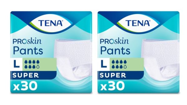 Tena Proskin Pants Süper 7 damla Emici Külot Büyük Boy Large 30'lu 2 paket / 60 adet
