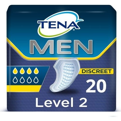 Tena Men Level 2 Erkek Mesane Pedi 20'li 6 paket / 120 adet