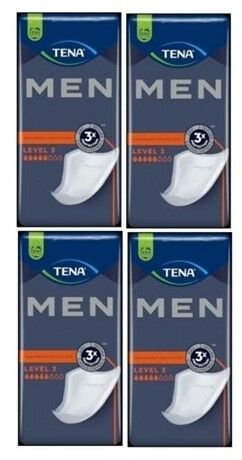 Tena Men Level 3 Erkek Mesane Pedi 16 lı 4 paket / 64 adet
