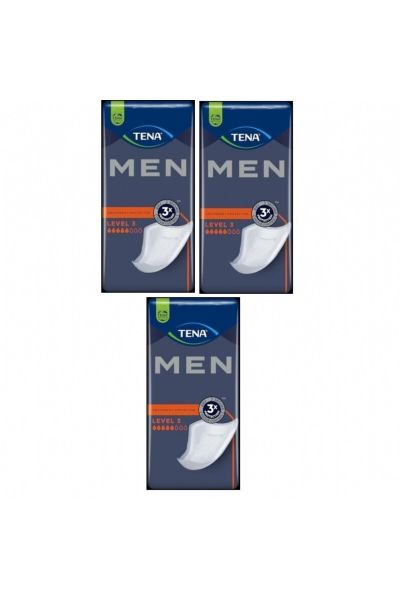 Tena Men Level 3 Erkek Mesane Pedi 16 lı 3 paket / 48 adet