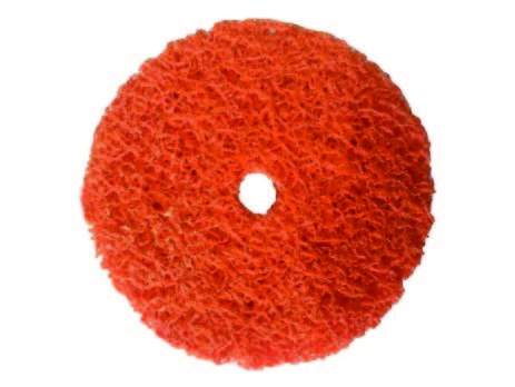 Turuncu disk naylon dokulu boya kazıyıcı 1 Adet 100mmx10 mm