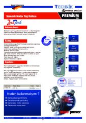 Motor Yağ Performans Artırıcı Zeratech 300 ml