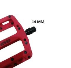 Evo Plastik Kırmızı Platformlu Bisiklet Pedalı