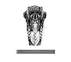 Enlee BF-50 Bike Fender Taşınabilir Mtb Kral Desenli Çamurluk