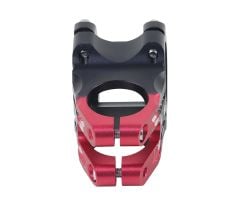Wake Alüminyum Siyah / Kırmızı 31.8 50mm Kısa Gidon Boğazı