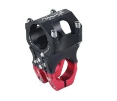 Wake Alüminyum Siyah / Kırmızı 31.8 50mm Kısa Gidon Boğazı