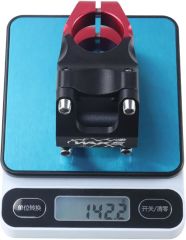 Wake Alüminyum Siyah / Kırmızı 31.8 50mm Kısa Gidon Boğazı