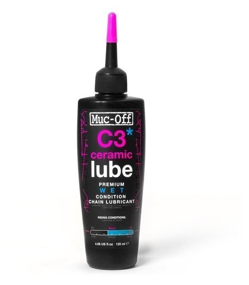 Muc-Off C3 Wet Ceramic Lube 120ml Zincir Yağı