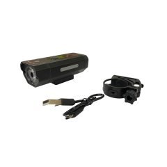 USB Şarjlı Bisiklet Far 800 Lümen / Forte GT XBYC 6127 Kırmızı