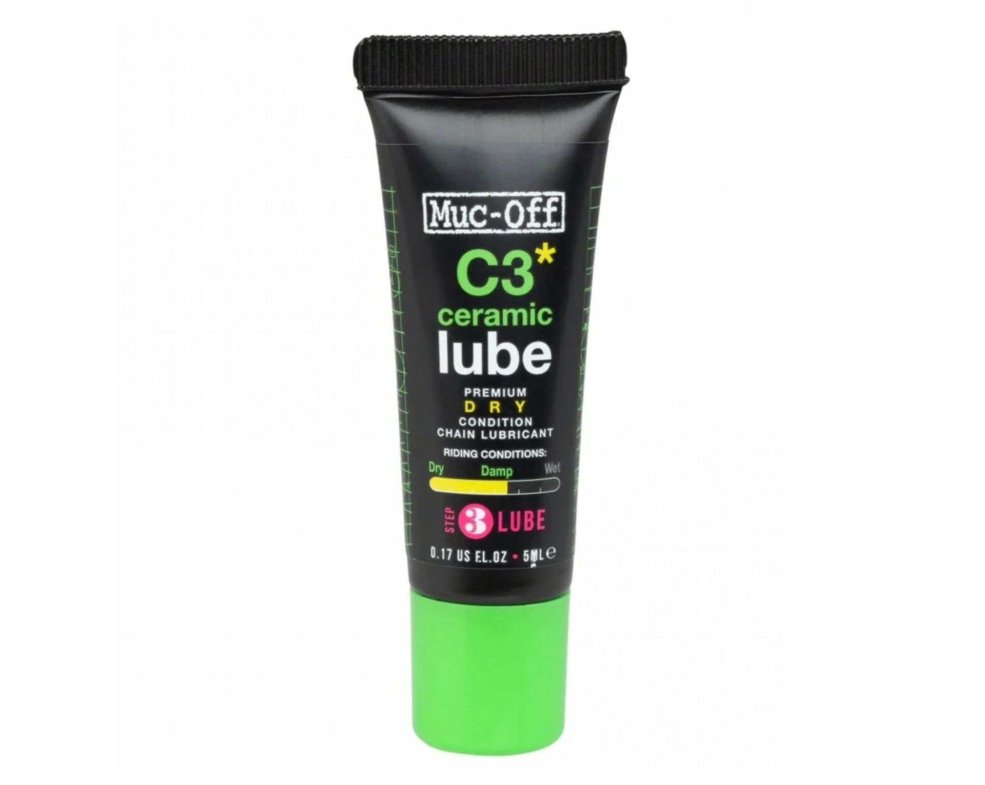Muc-Off C3 Dry Ceramic Lube 5ml Zincir Yağı