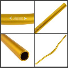 Wake Alüminyum Gold 31.8 780mm Riser Mtb Gidonu + Gidon Boğazı Seti