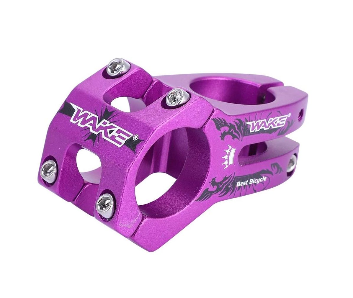 Wake Alüminyum Mor 31.8 45mm Kısa Gidon Boğazı