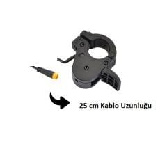 Elektrikli Bisiklet Güç Kolu - 300X, 3Pin, Gaz Kolu 25cm Kablo