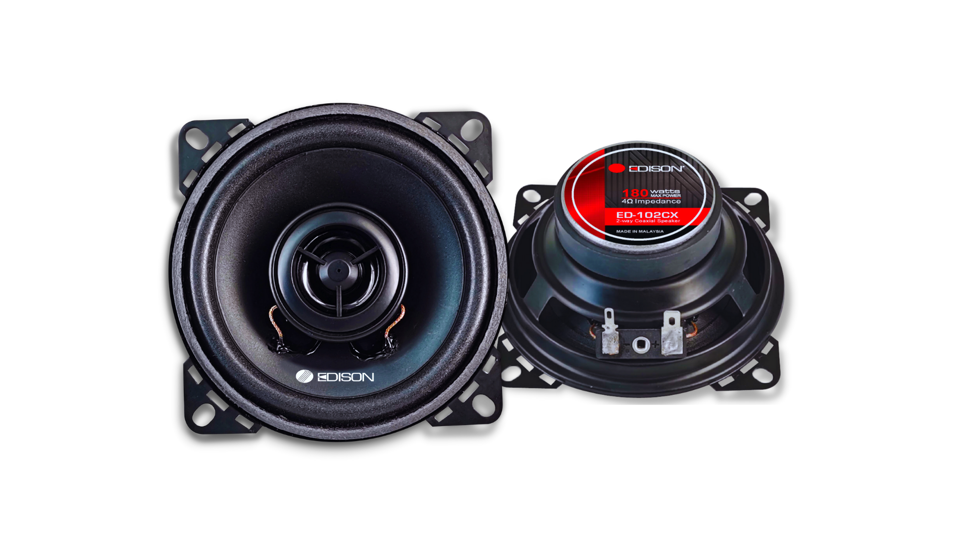ED-102CX - 10CM KOAKSİYEL OTO HOPARLÖR