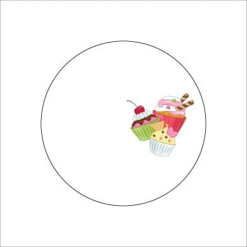 Cupcake Servis Suplası- Supla 3'lü Set
