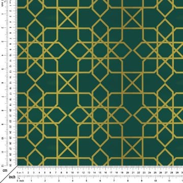 Ramazan Koleksiyonu - Geleneksel Selçuklu Yıldızı Sembolü Tasarım Kumaş