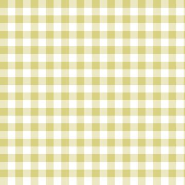 Yaz Koleksiyonu - Soft Renkler Pastel Sarı Gingham Ekose Dekoratif Dijital Baskı Kumaş