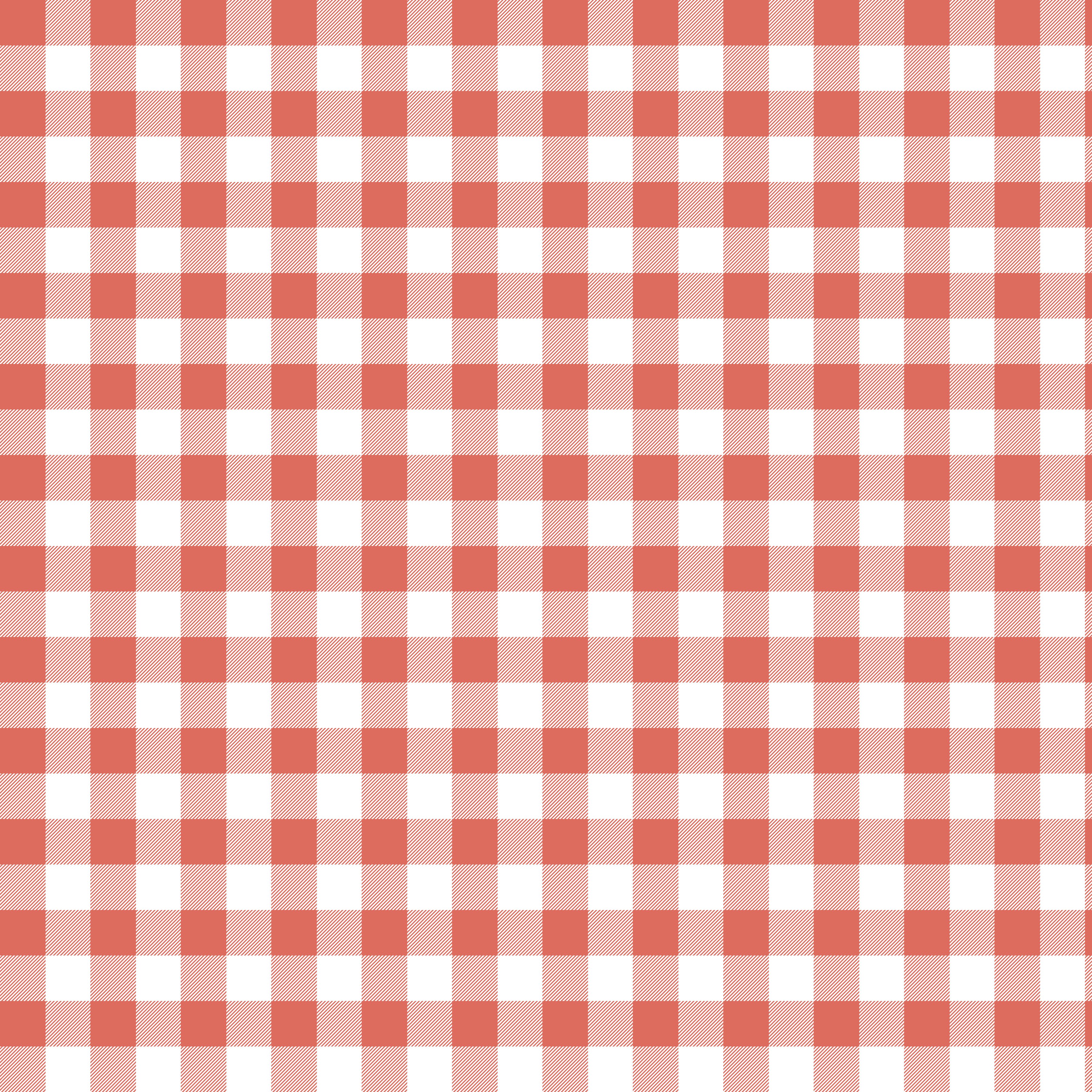 Yaz Koleksiyonu - Soft Renkler Pastel Kiremit Gingham Ekose Dekoratif Dijital Baskı Kumaş