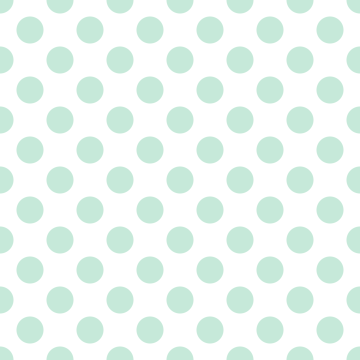Polka Dot  1 cm Beyaz - Yosun Yeşili Puantiye Dekoratif Baskı Kumaş