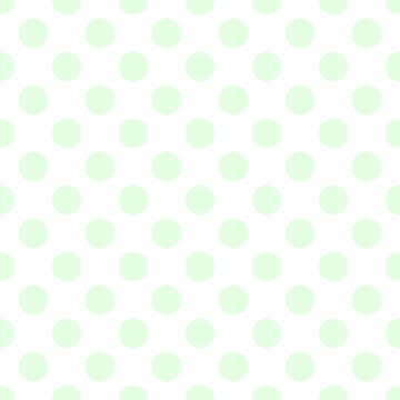 Polka Dot 1 cm Beyaz - Soluk Deniz Yeşili Puantiye Dekoratif Baskı Kumaş