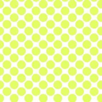 Polka Dot 1 cm Beyaz - Lime Yeşili Puantiye Dekoratif Baskı Kumaş