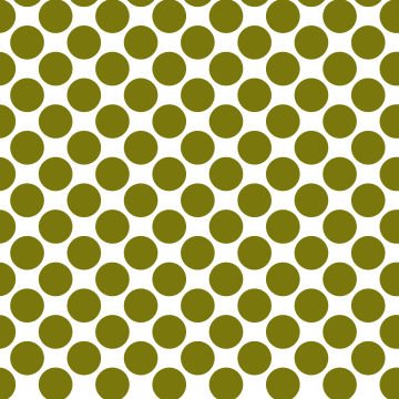 Polka Dot 1 cm Beyaz - Koyu Yağ Yeşili Puantiye Dekoratif Baskı Kumaş