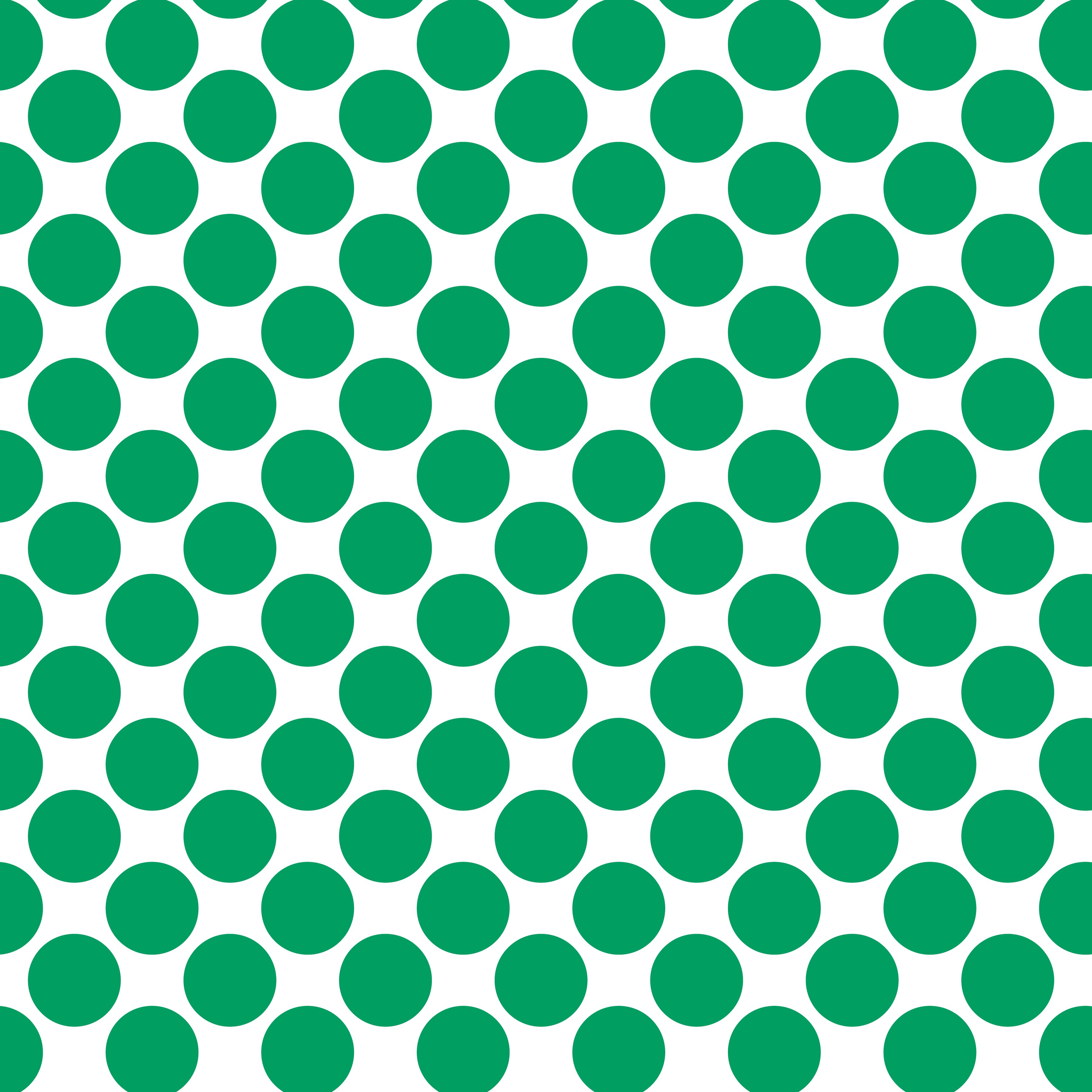 Polka Dot 1 cm Beyaz - Deniz Yeşili Puantiye Dekoratif Baskı Kumaş