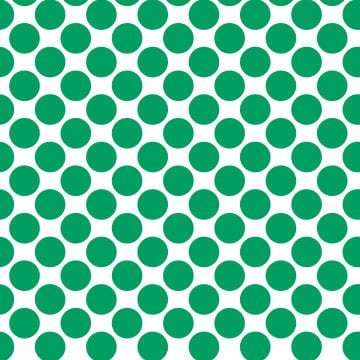 Polka Dot 1 cm Beyaz - Deniz Yeşili Puantiye Dekoratif Baskı Kumaş