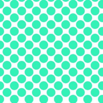Polka Dot 1 cm Beyaz - Aqua Yeşili Puantiye Dekoratif Baskı Kumaş
